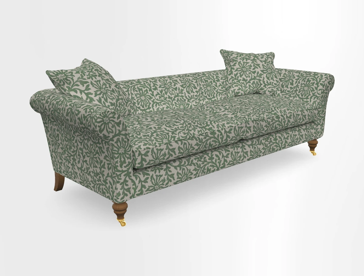 Otley 3 Seater Sofa in RHS Botanicals Palm Leaf Corn
