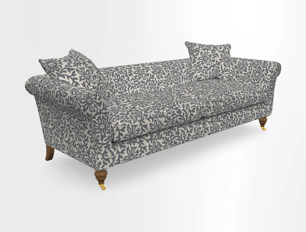 Otley 3 Seater Sofa in RHS Botanicals Palm Leaf Corn