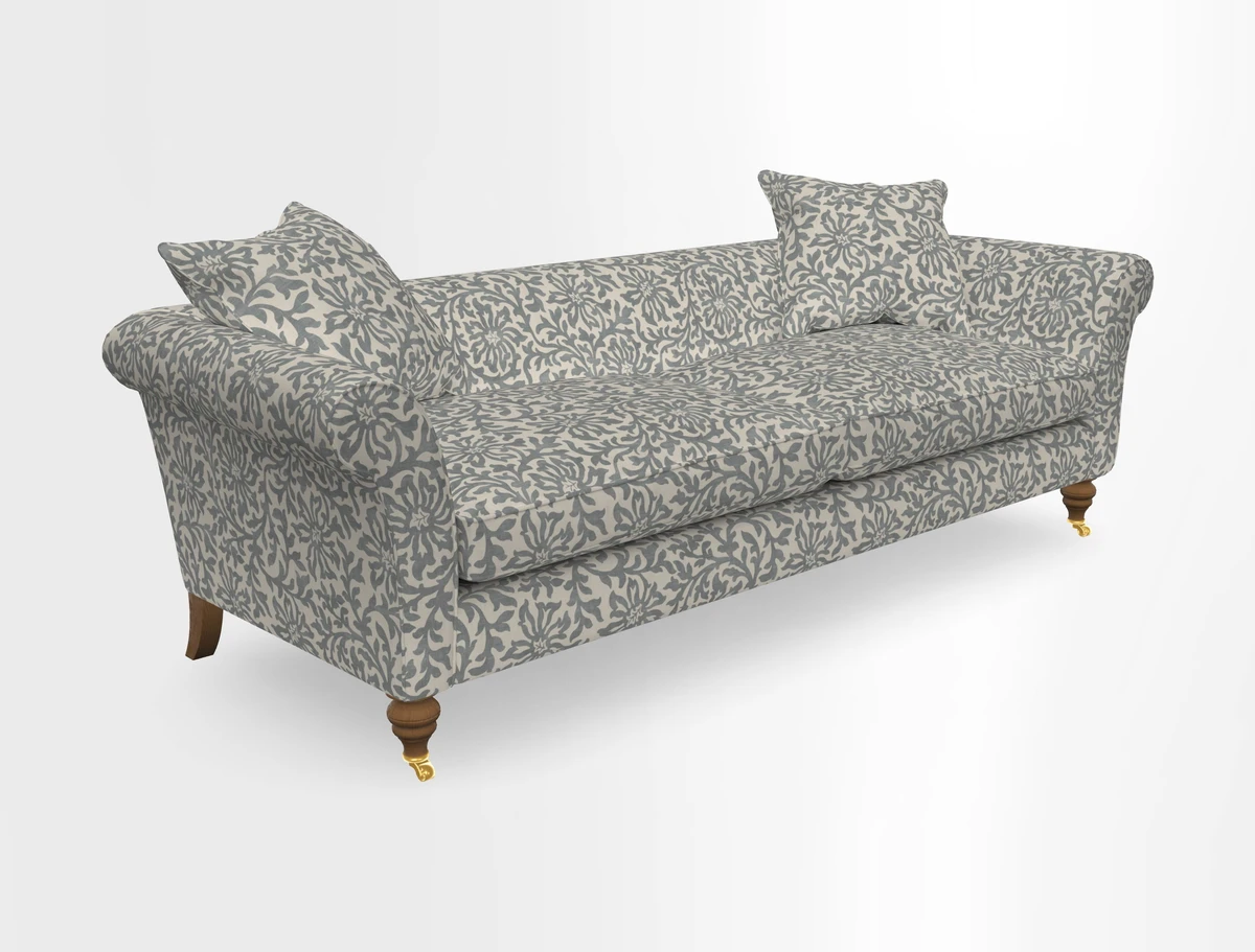 Otley 3 Seater Sofa in RHS Botanicals Palm Leaf Corn
