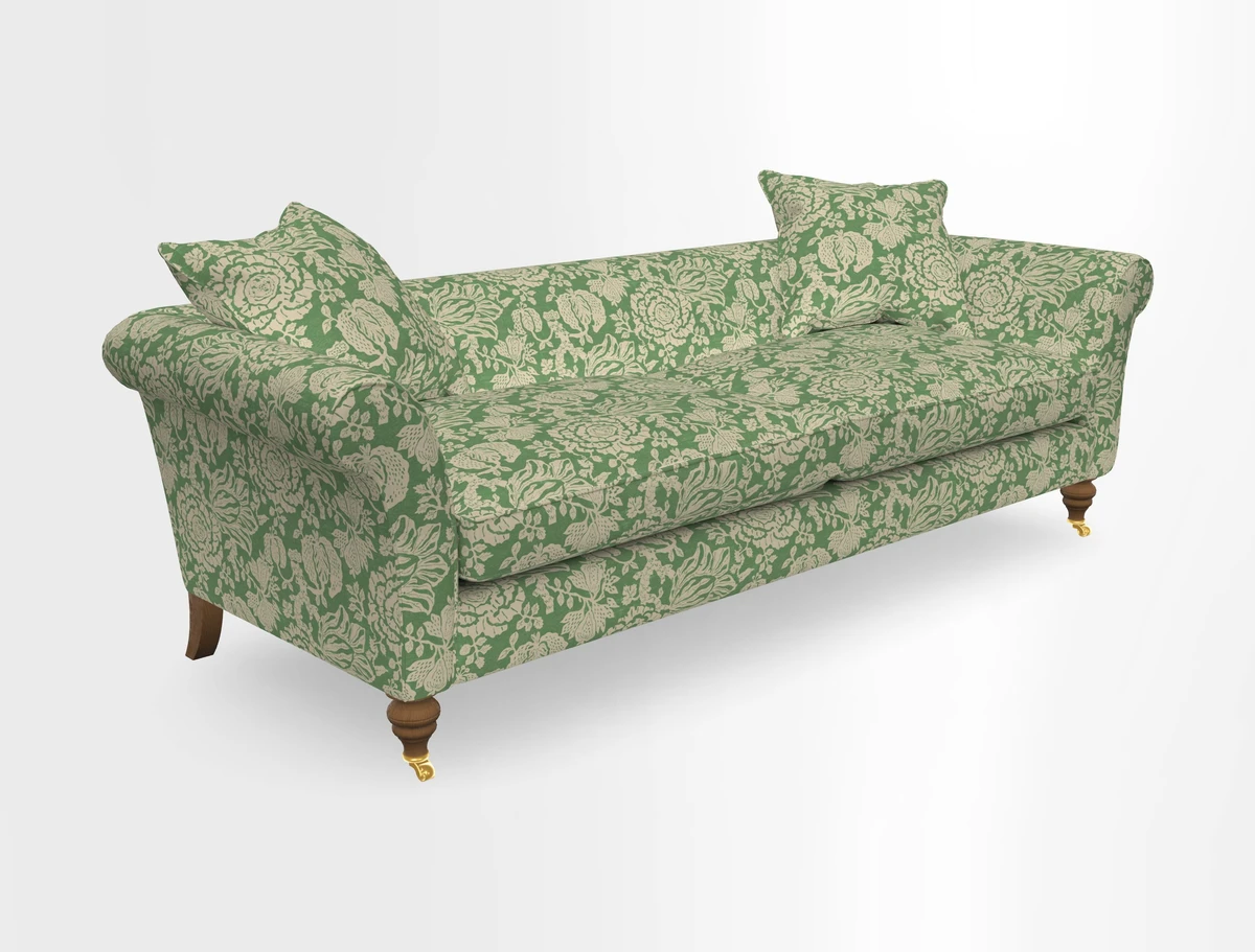 Otley 3 Seater Sofa in RHS Botanicals Palm Leaf Corn