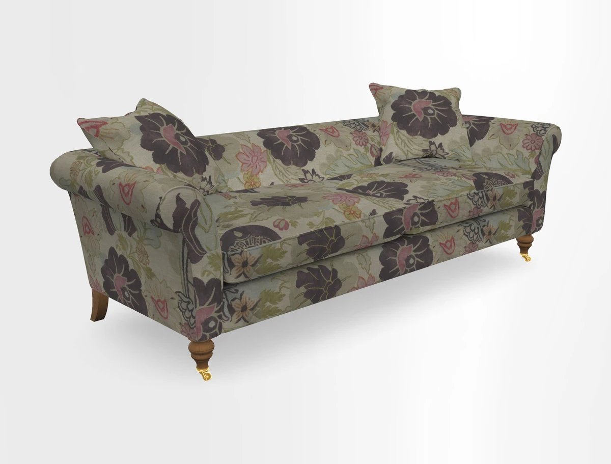 Otley 3 Seater Sofa in RHS Botanicals Palm Leaf Corn
