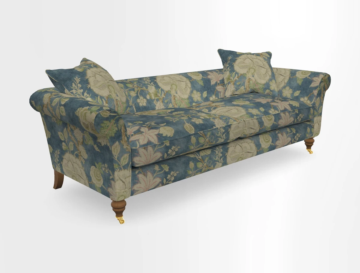 Otley 3 Seater Sofa in RHS Botanicals Palm Leaf Corn