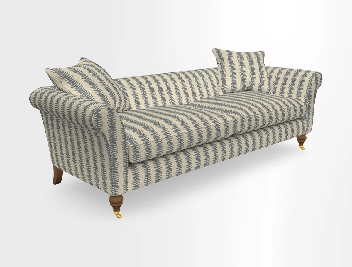 Otley 3 Seater Sofa in RHS Botanicals Palm Leaf Corn