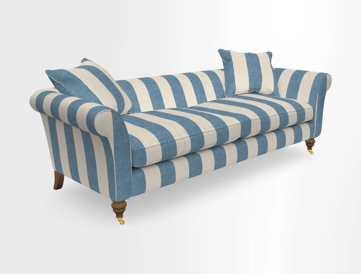 Otley 3 Seater Sofa in RHS Botanicals Palm Leaf Corn