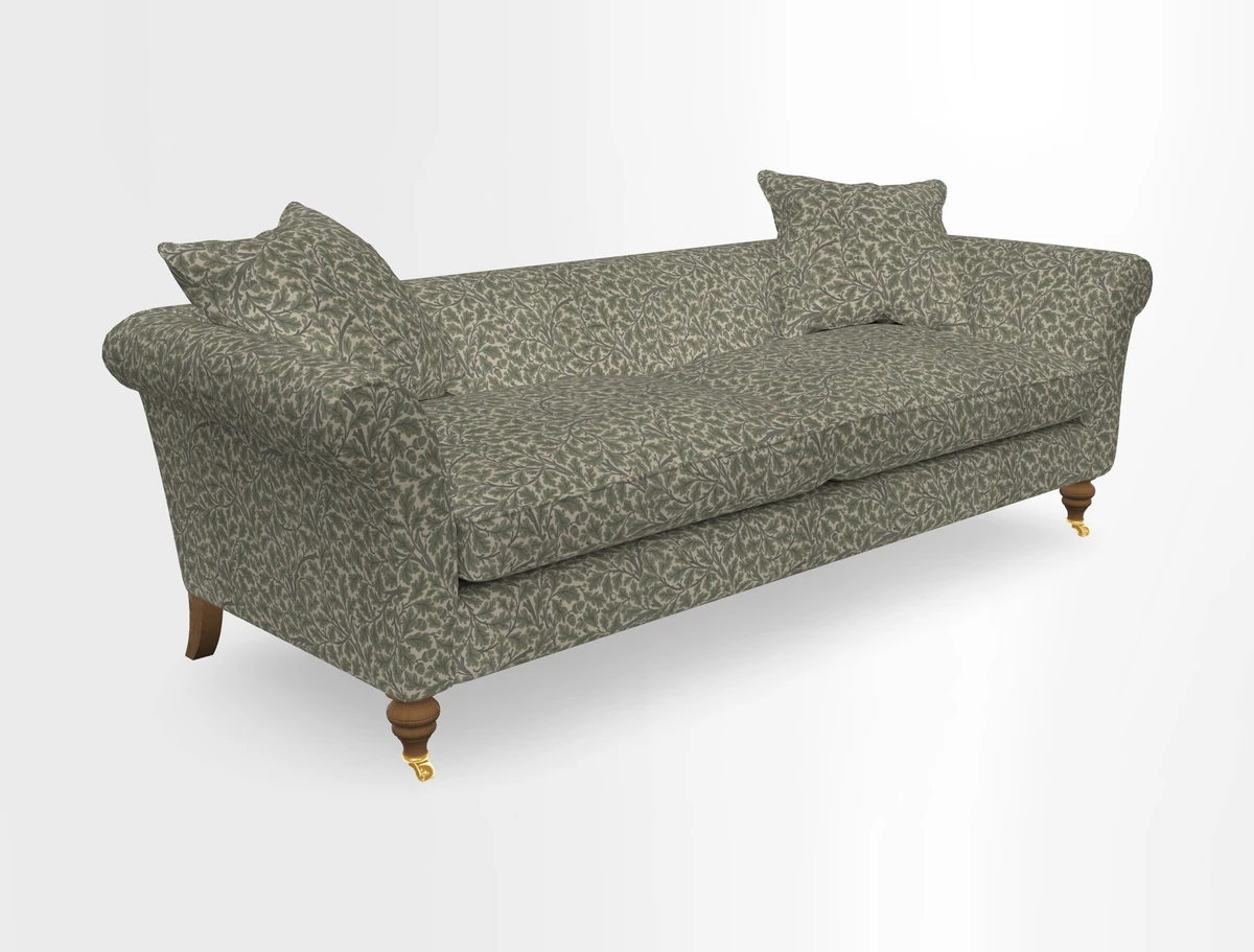 Otley 3 Seater Sofa in RHS Botanicals Palm Leaf Corn