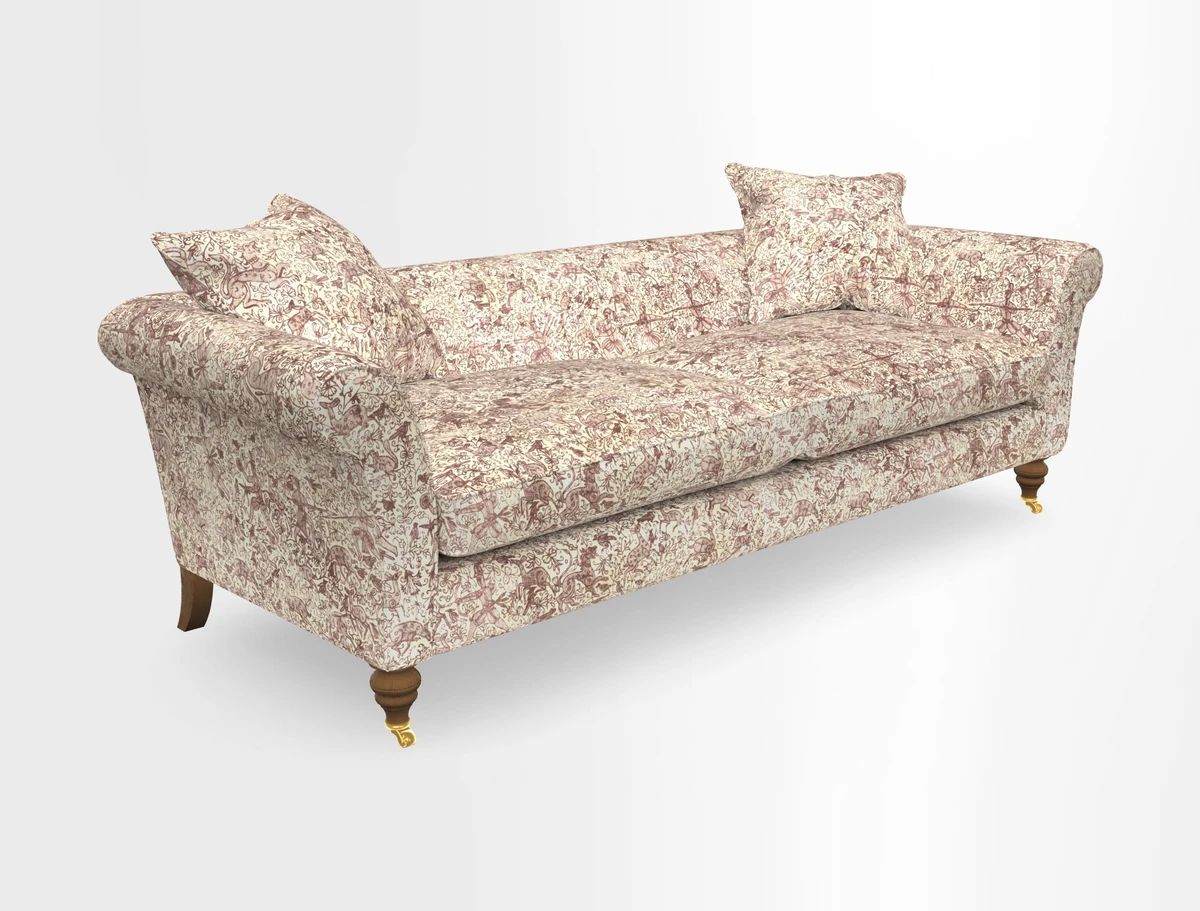 Otley 3 Seater Sofa in RHS Botanicals Palm Leaf Corn