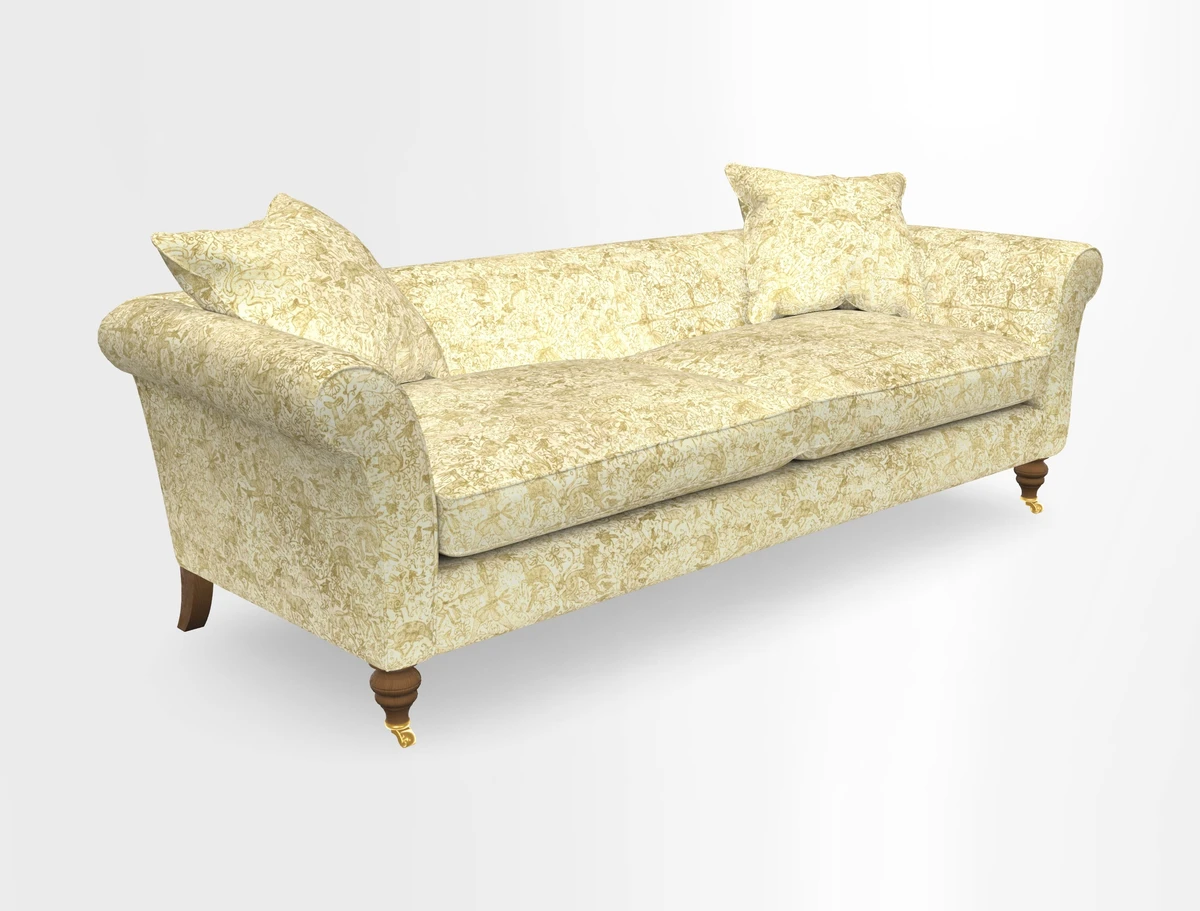 Otley 3 Seater Sofa in RHS Botanicals Palm Leaf Corn