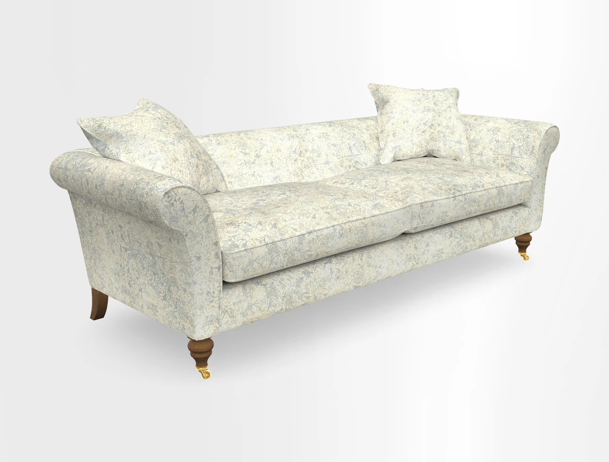Otley 3 Seater Sofa in RHS Botanicals Palm Leaf Corn