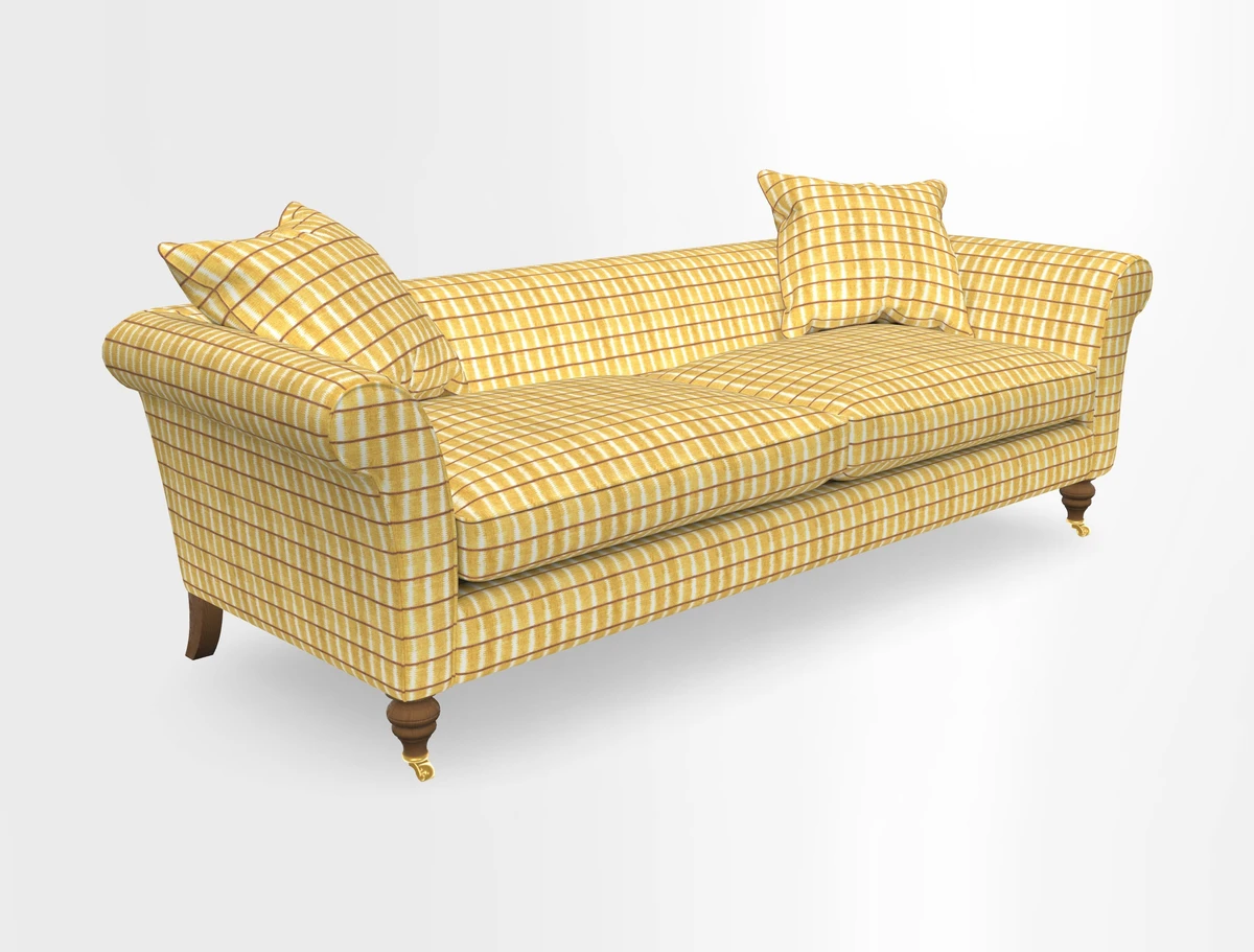 Otley 3 Seater Sofa in RHS Botanicals Palm Leaf Corn
