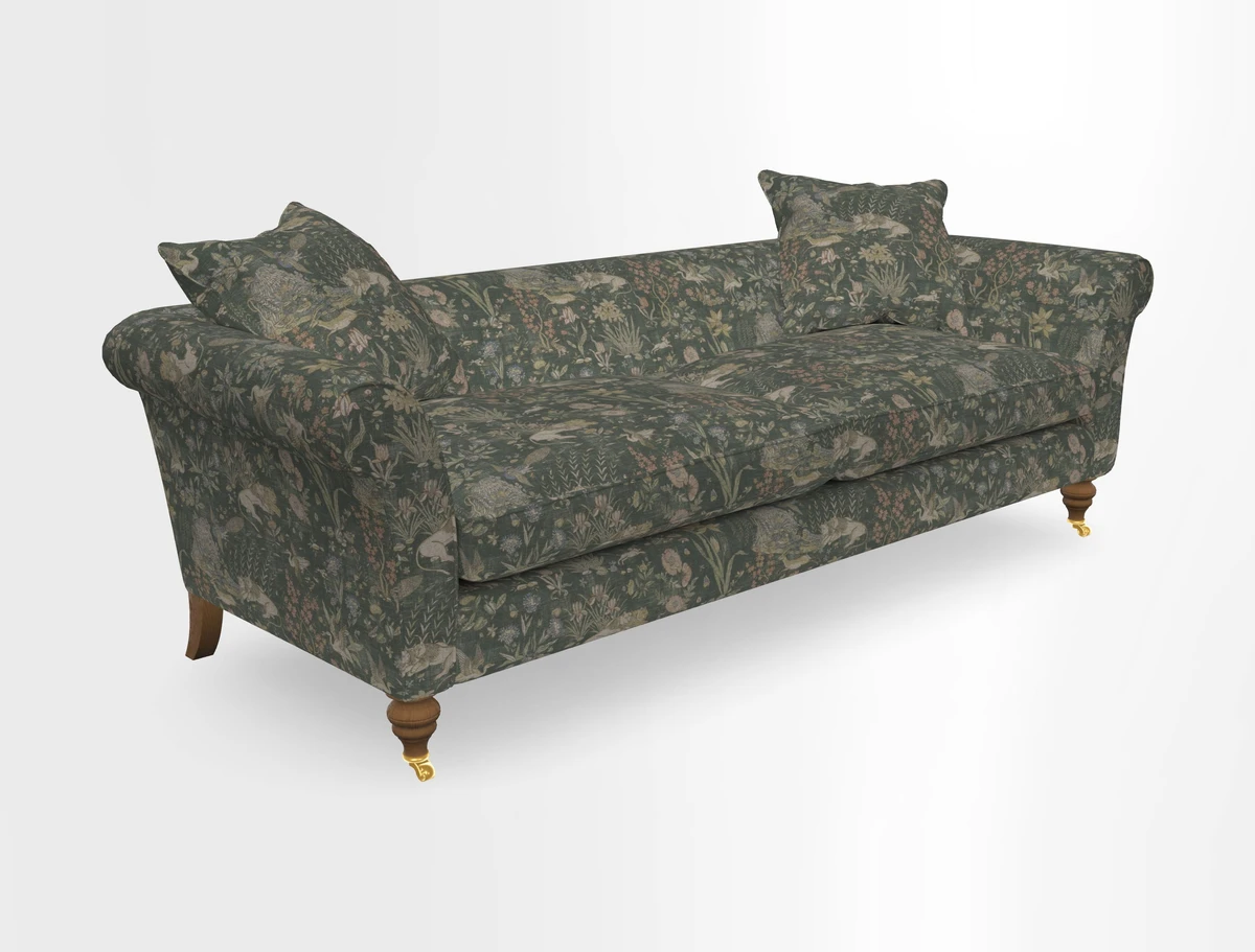 Otley 3 Seater Sofa in RHS Botanicals Palm Leaf Corn