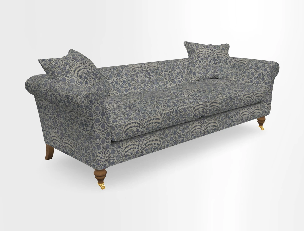Otley 3 Seater Sofa in RHS Botanicals Palm Leaf Corn