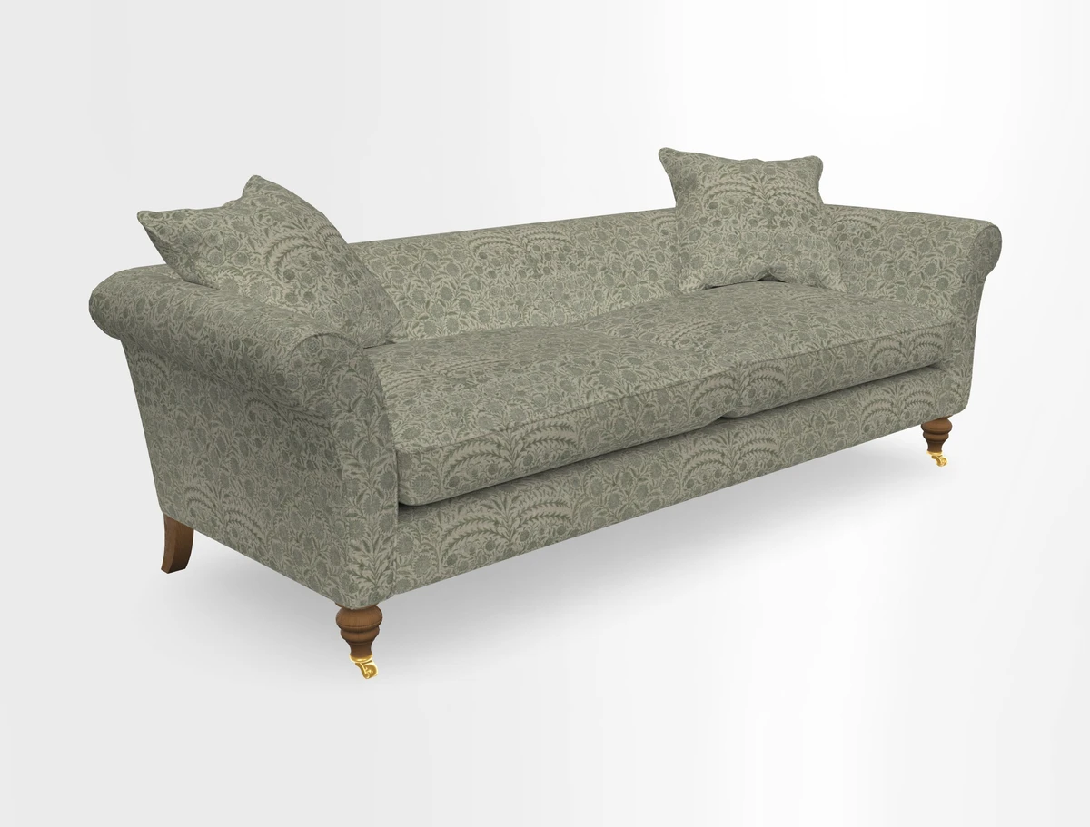 Otley 3 Seater Sofa in RHS Botanicals Palm Leaf Corn