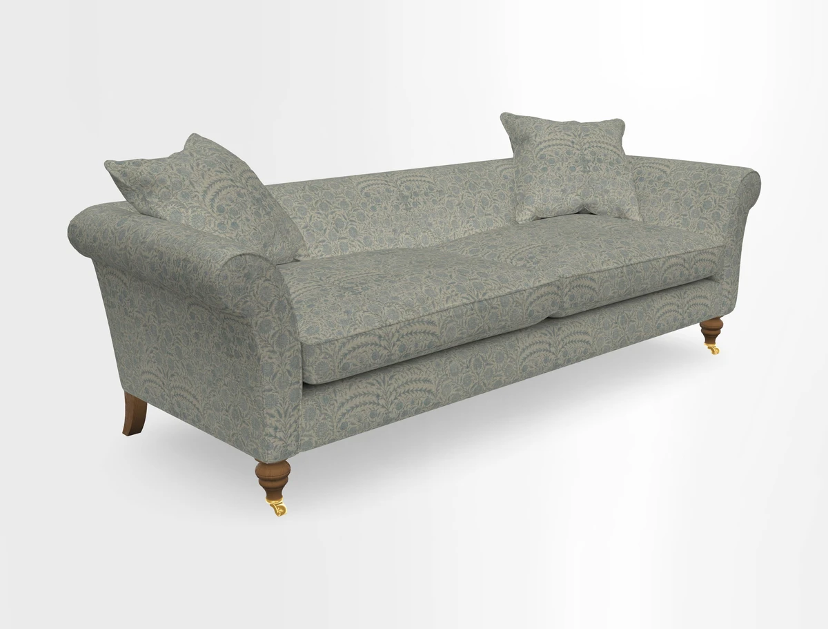 Otley 3 Seater Sofa in RHS Botanicals Palm Leaf Corn