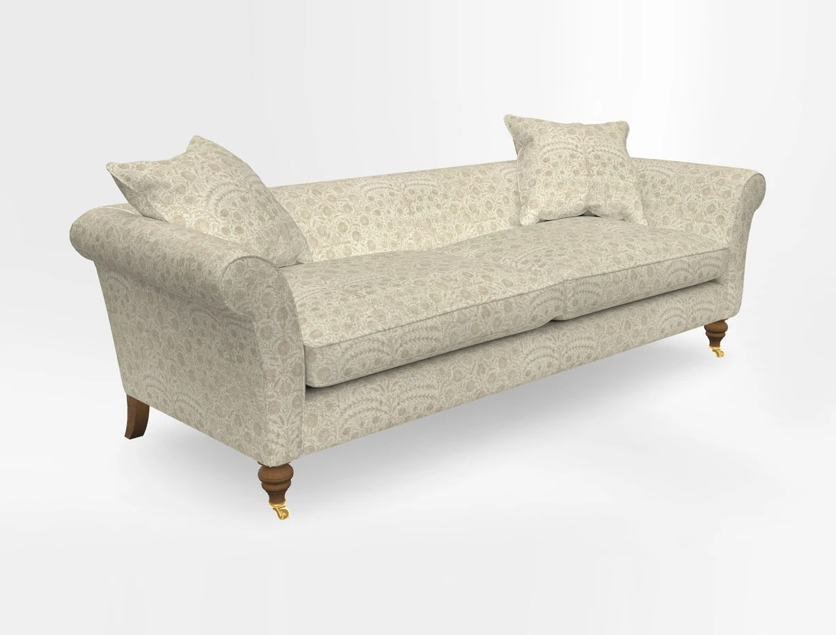 Otley 3 Seater Sofa in RHS Botanicals Palm Leaf Corn