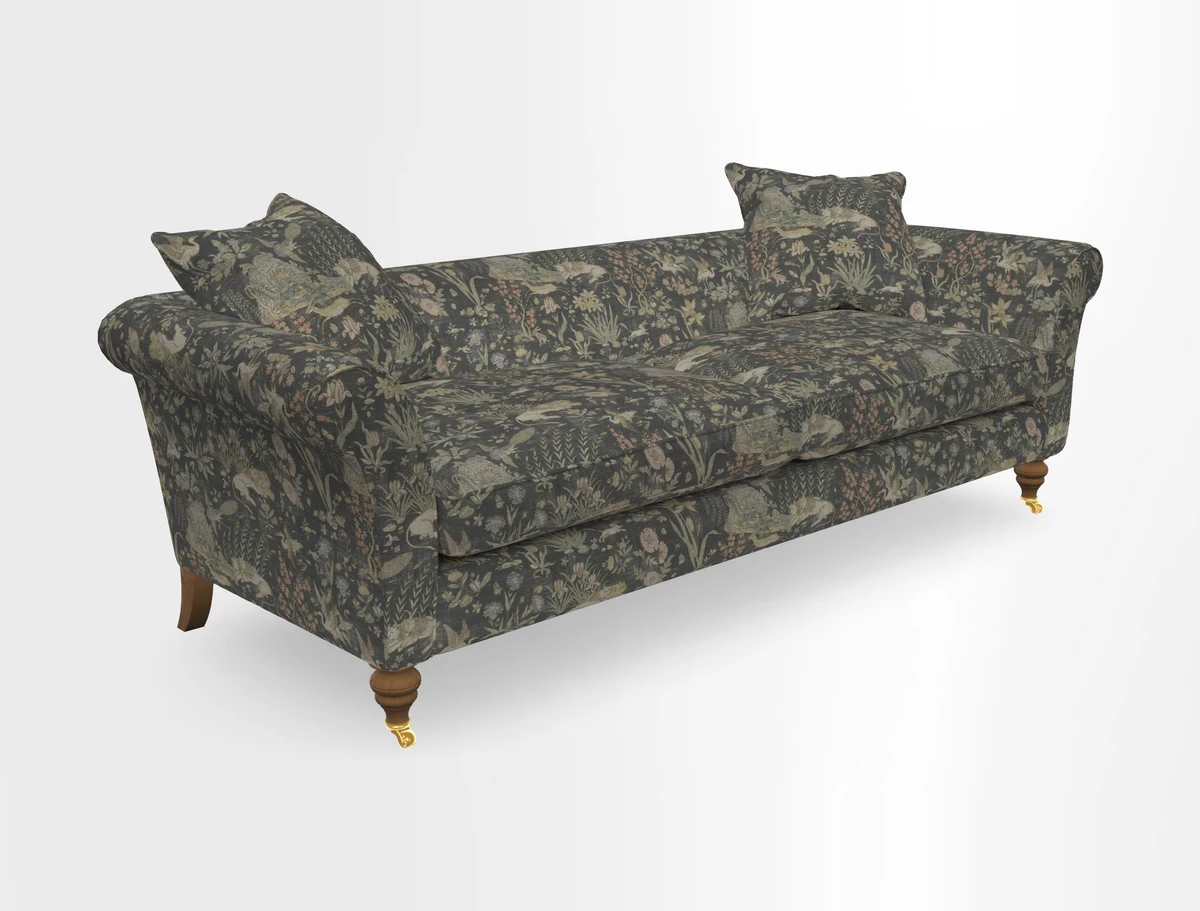 Otley 3 Seater Sofa in RHS Botanicals Palm Leaf Corn