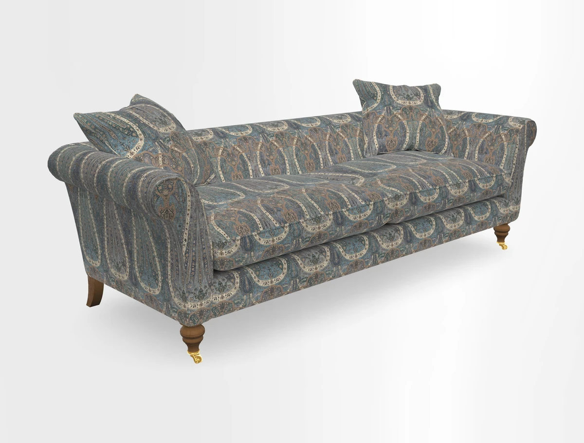 Otley 3 Seater Sofa in RHS Botanicals Palm Leaf Corn