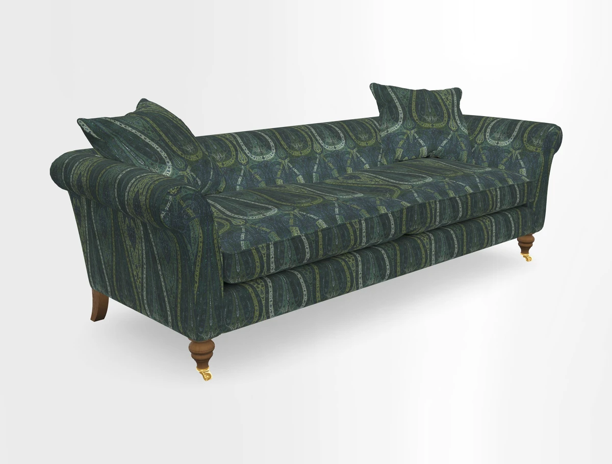 Otley 3 Seater Sofa in RHS Botanicals Palm Leaf Corn