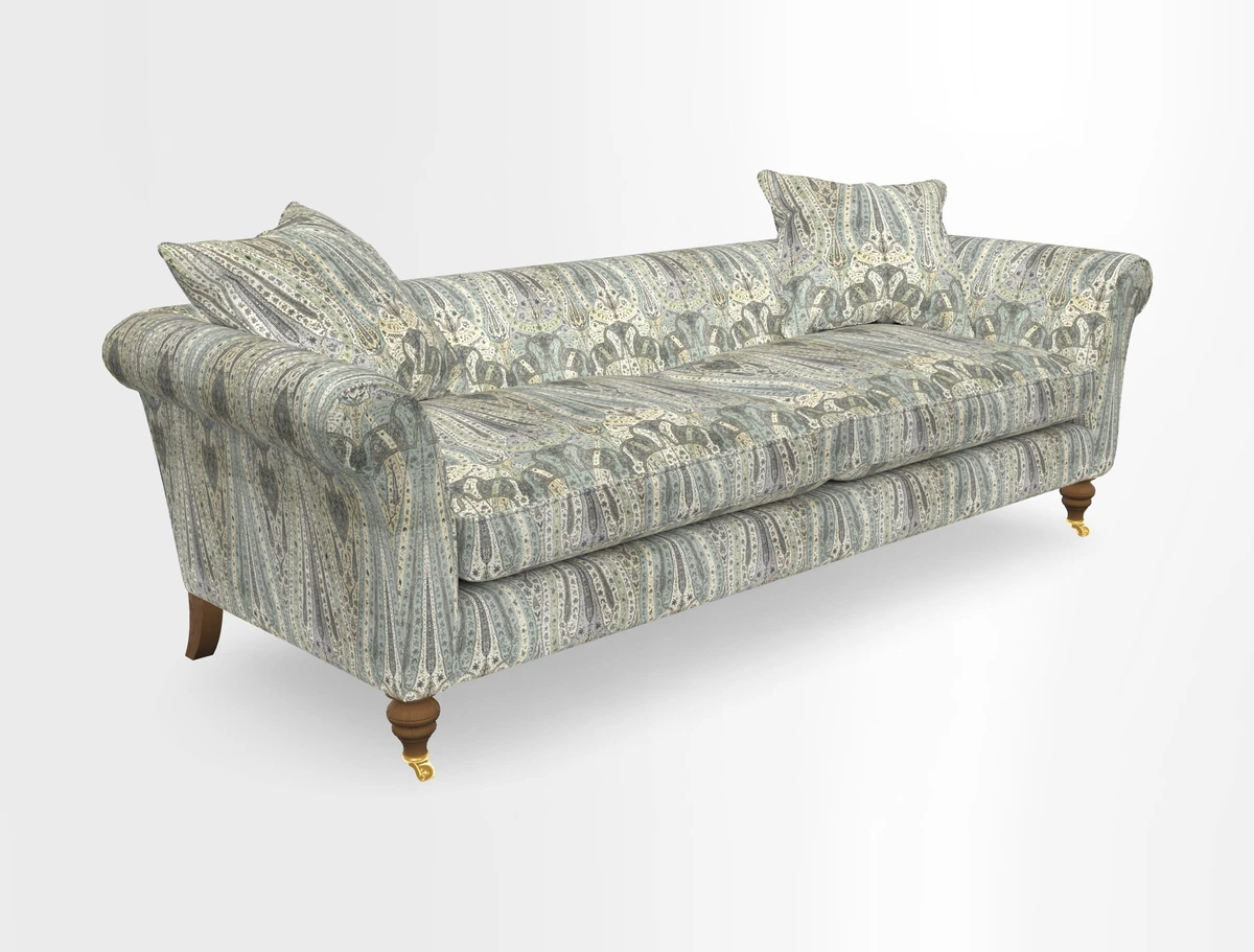 Otley 3 Seater Sofa in RHS Botanicals Palm Leaf Corn
