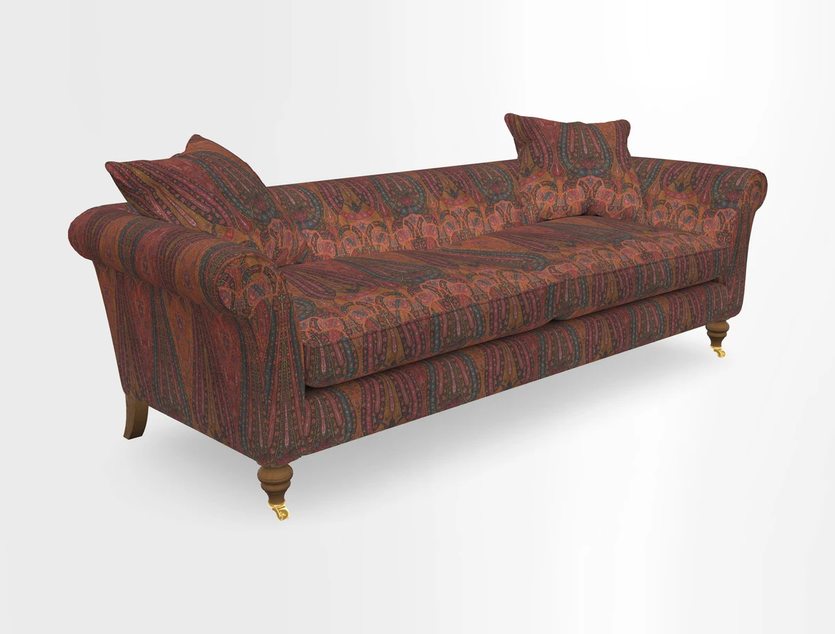 Otley 3 Seater Sofa in RHS Botanicals Palm Leaf Corn