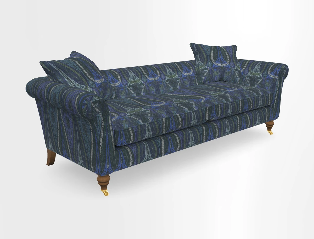 Otley 3 Seater Sofa in RHS Botanicals Palm Leaf Corn