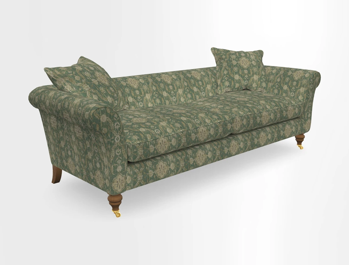 Otley 3 Seater Sofa in RHS Botanicals Palm Leaf Corn