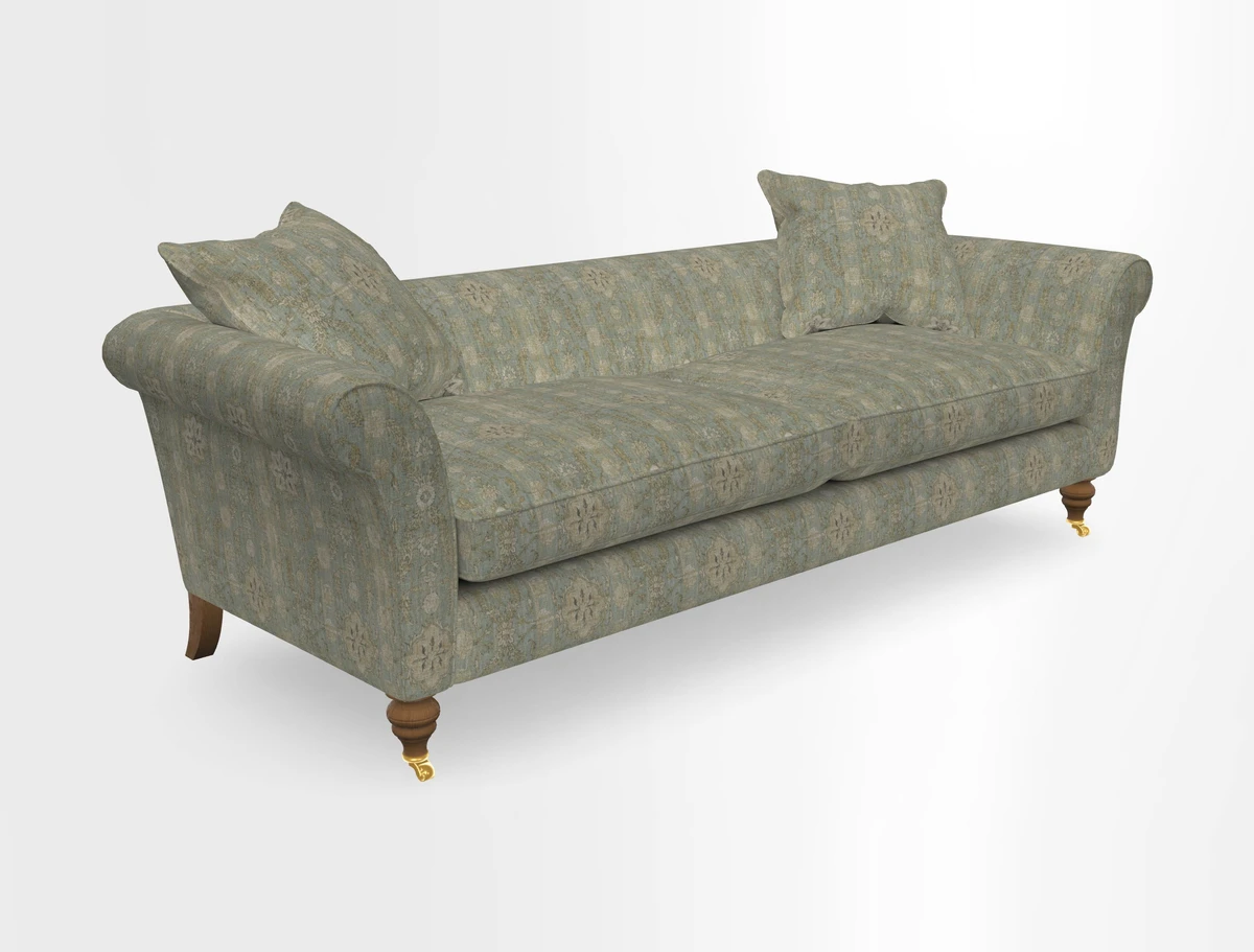 Otley 3 Seater Sofa in RHS Botanicals Palm Leaf Corn