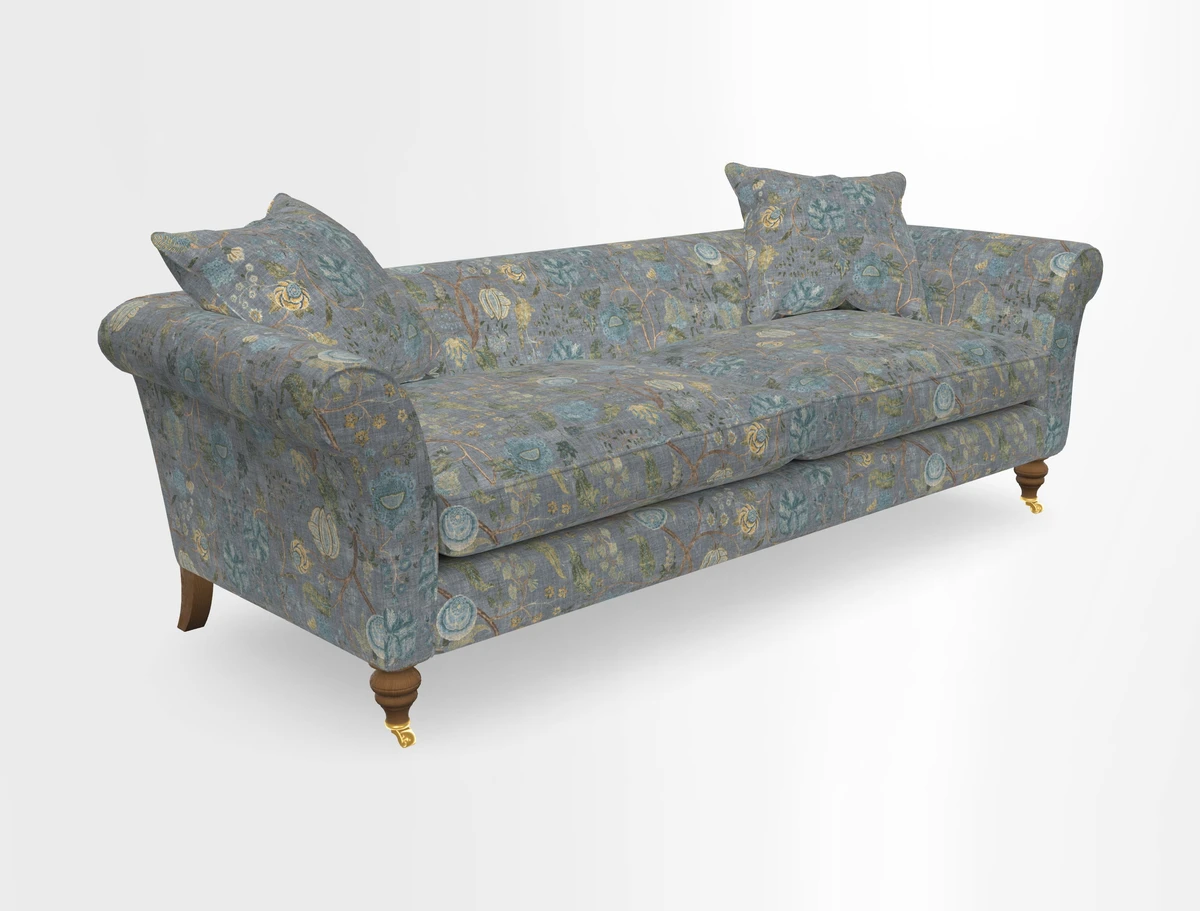 Otley 3 Seater Sofa in RHS Botanicals Palm Leaf Corn
