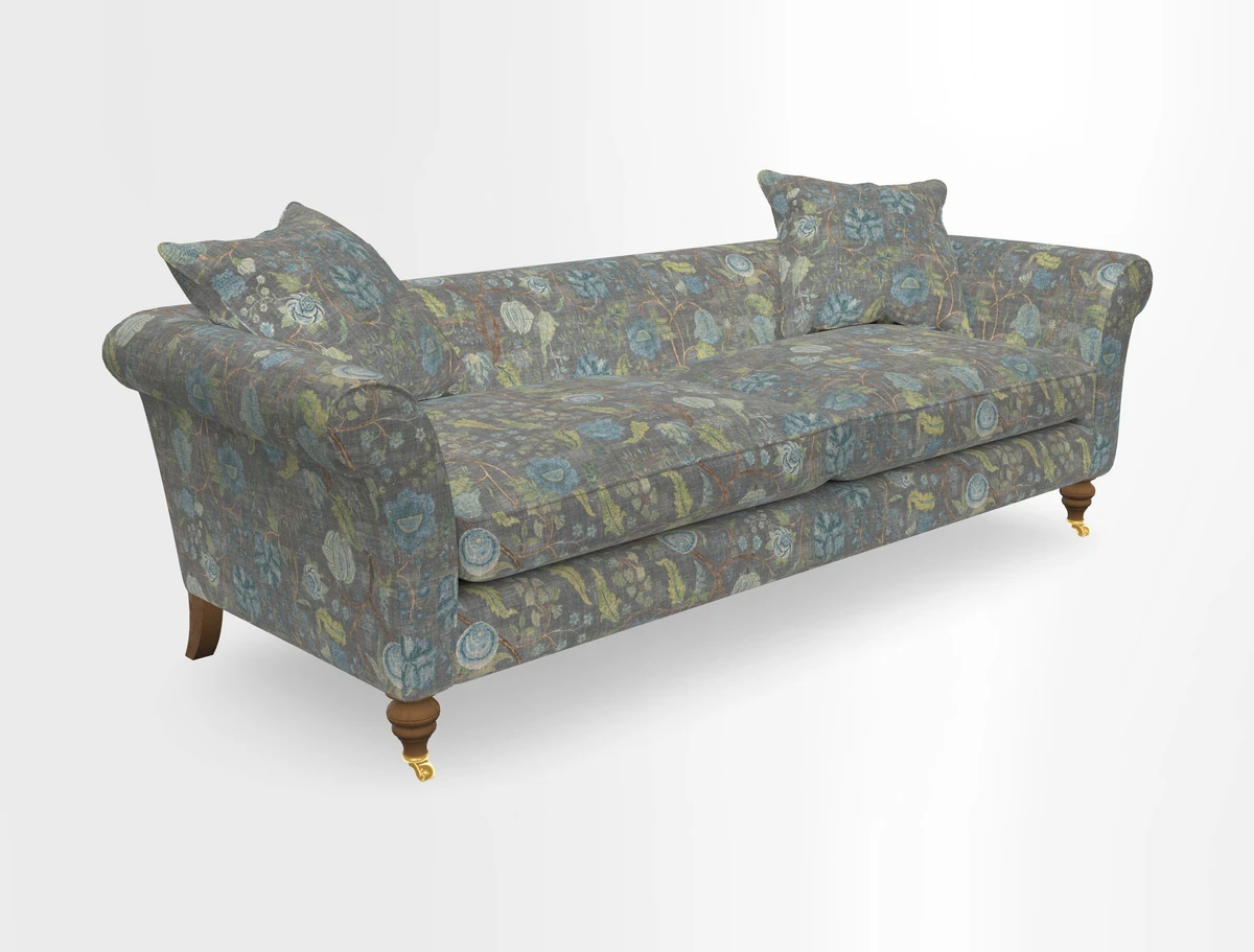 Otley 3 Seater Sofa in RHS Botanicals Palm Leaf Corn
