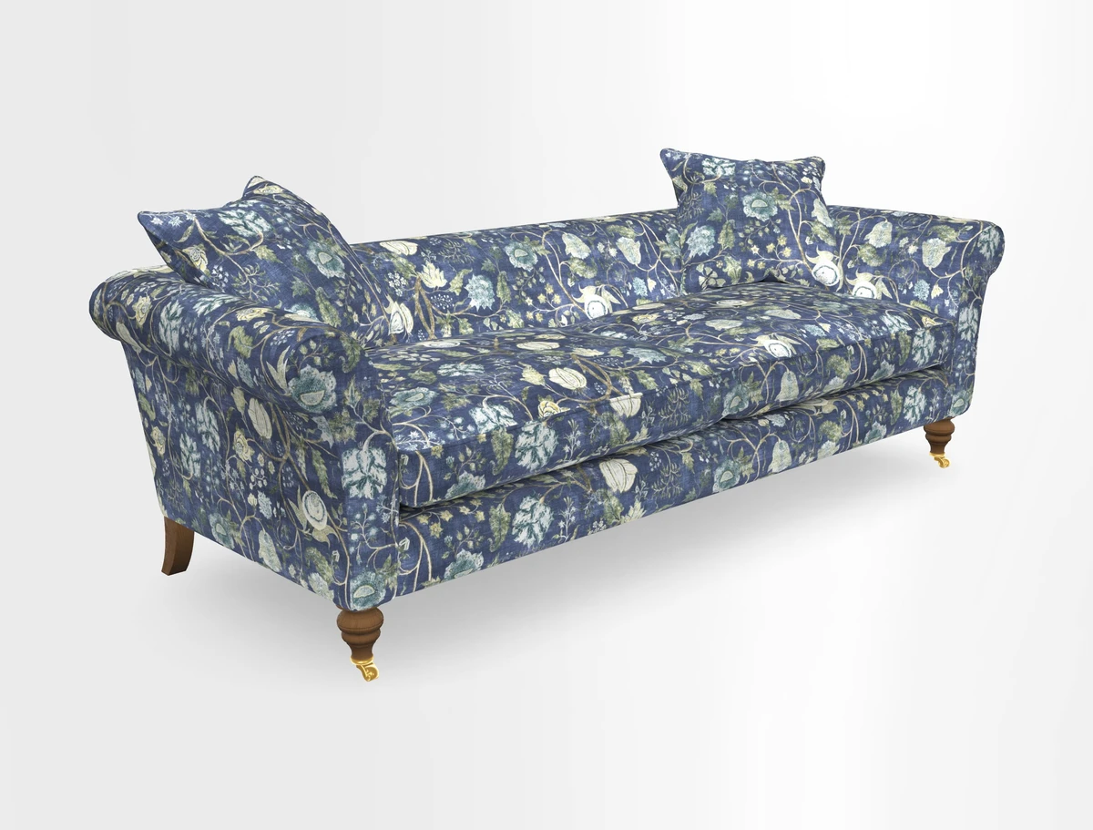 Otley 3 Seater Sofa in RHS Botanicals Palm Leaf Corn