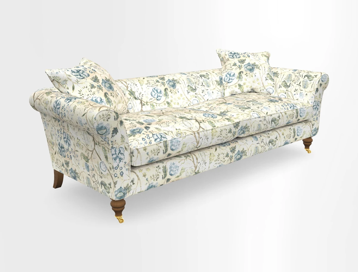 Otley 3 Seater Sofa in RHS Botanicals Palm Leaf Corn