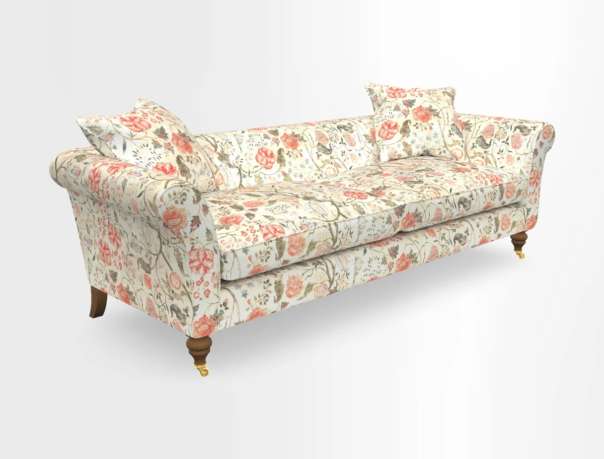 Otley 3 Seater Sofa in RHS Botanicals Palm Leaf Corn