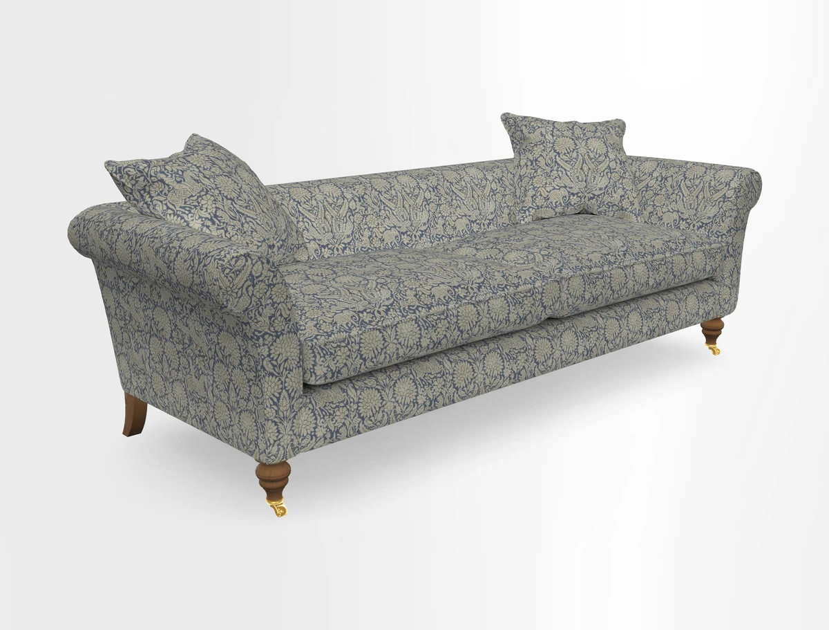 Otley 3 Seater Sofa in RHS Botanicals Palm Leaf Corn