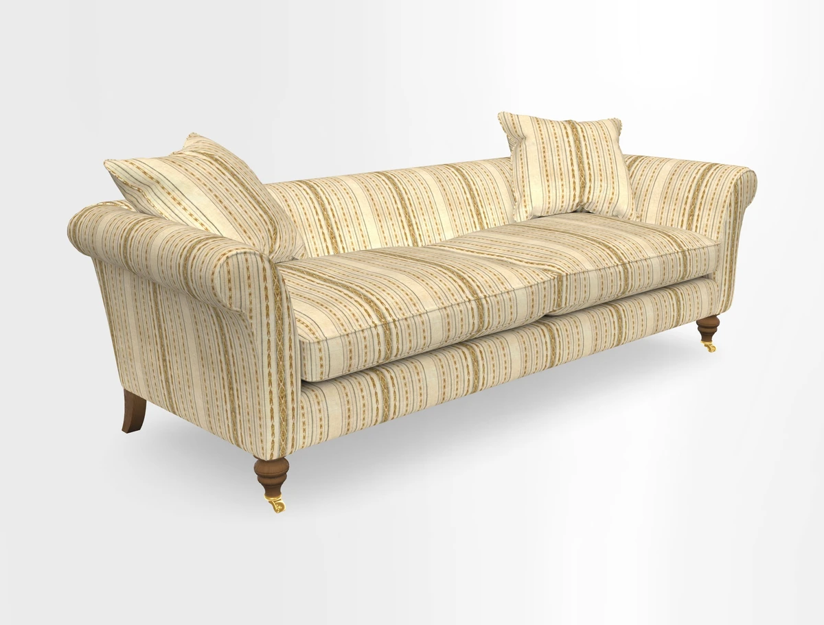 Otley 3 Seater Sofa in RHS Botanicals Palm Leaf Corn