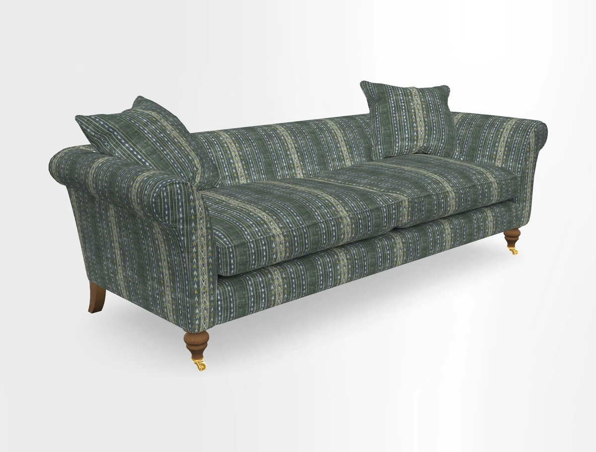Otley 3 Seater Sofa in RHS Botanicals Palm Leaf Corn