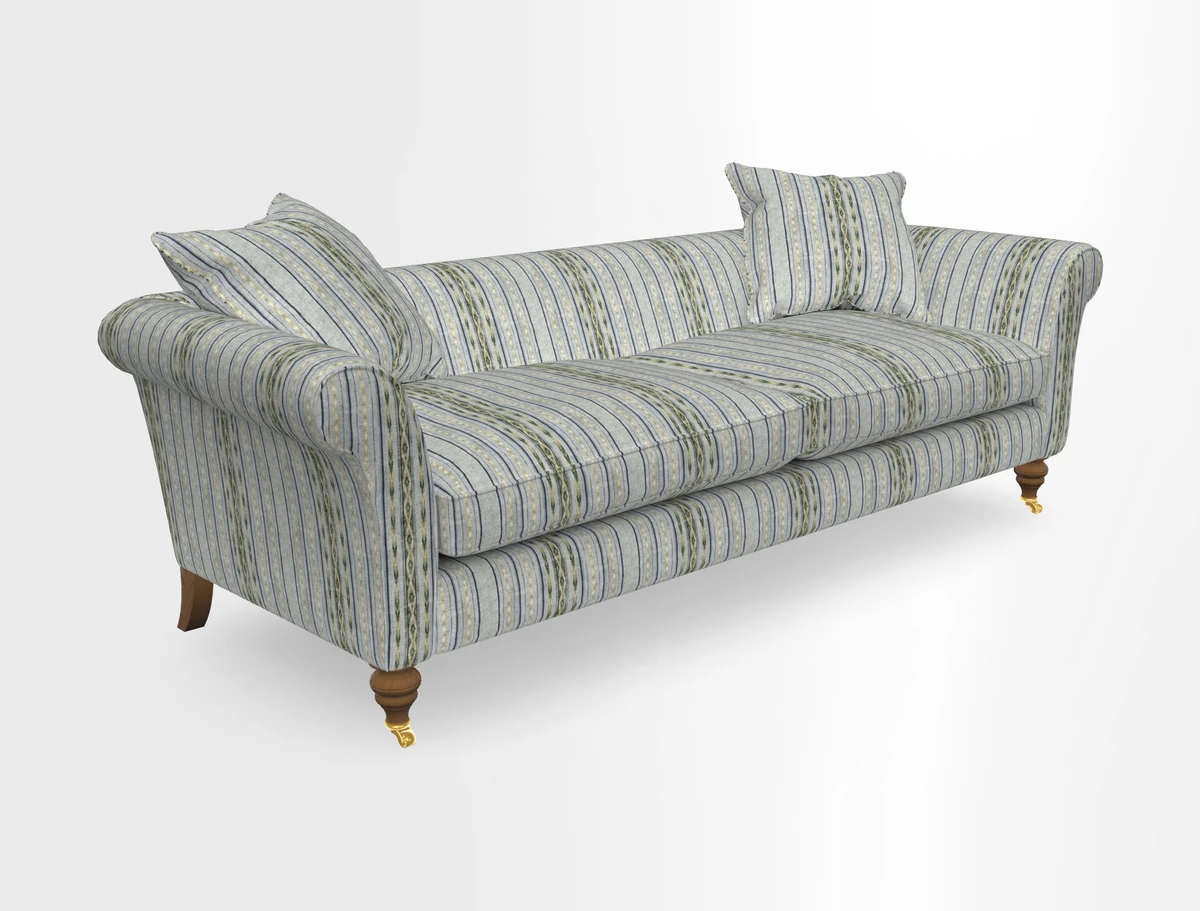 Otley 3 Seater Sofa in RHS Botanicals Palm Leaf Corn