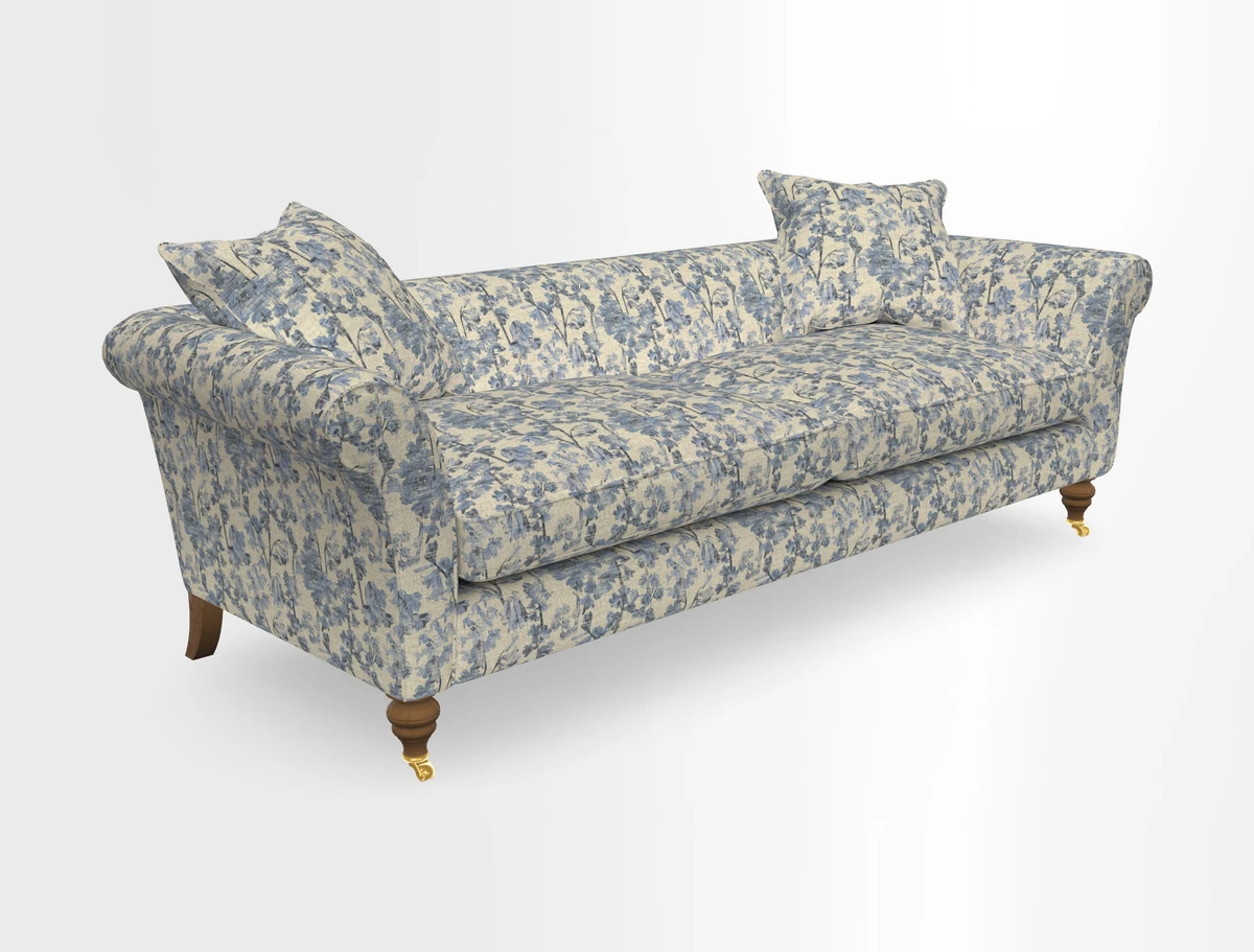 Otley 3 Seater Sofa in RHS Botanicals Palm Leaf Corn