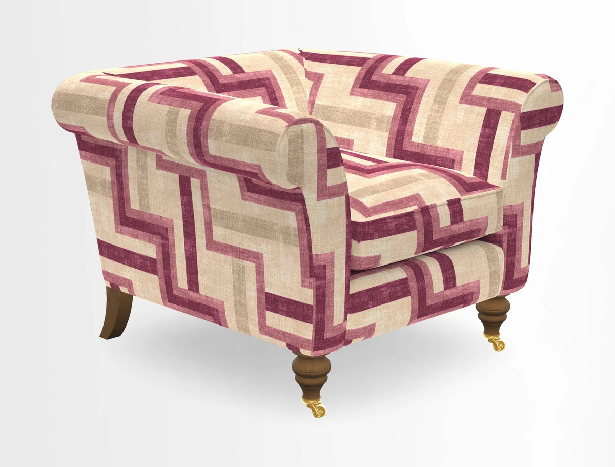Otley Chair in Two Tone Plain Biscuit