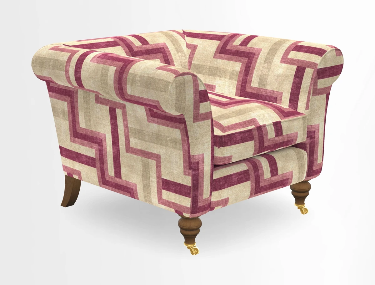 Otley Chair in Two Tone Plain Biscuit