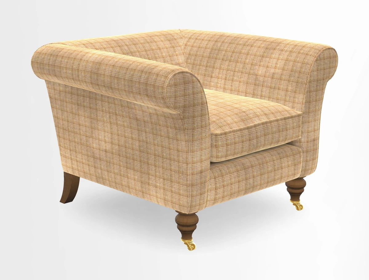 Otley Chair in Two Tone Plain Biscuit