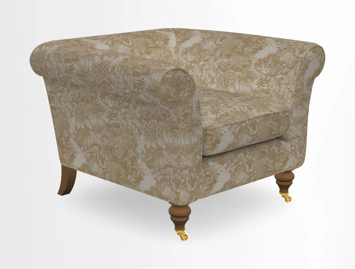 Otley Chair in Two Tone Plain Biscuit