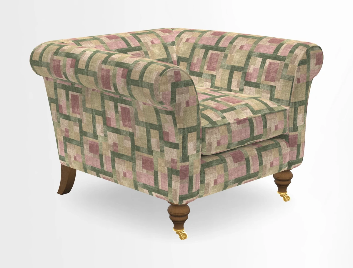Otley Chair in Two Tone Plain Biscuit