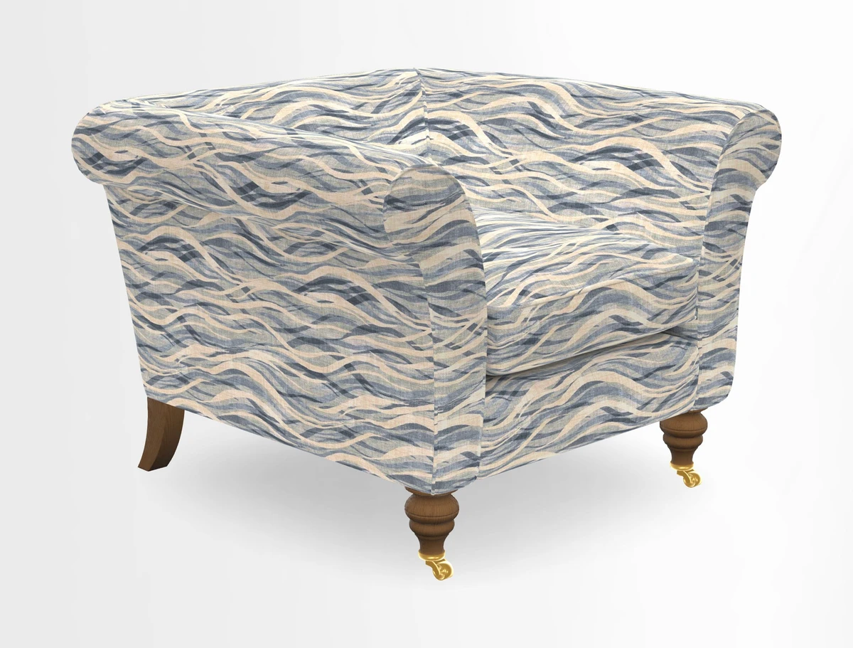 Otley Chair in Two Tone Plain Biscuit