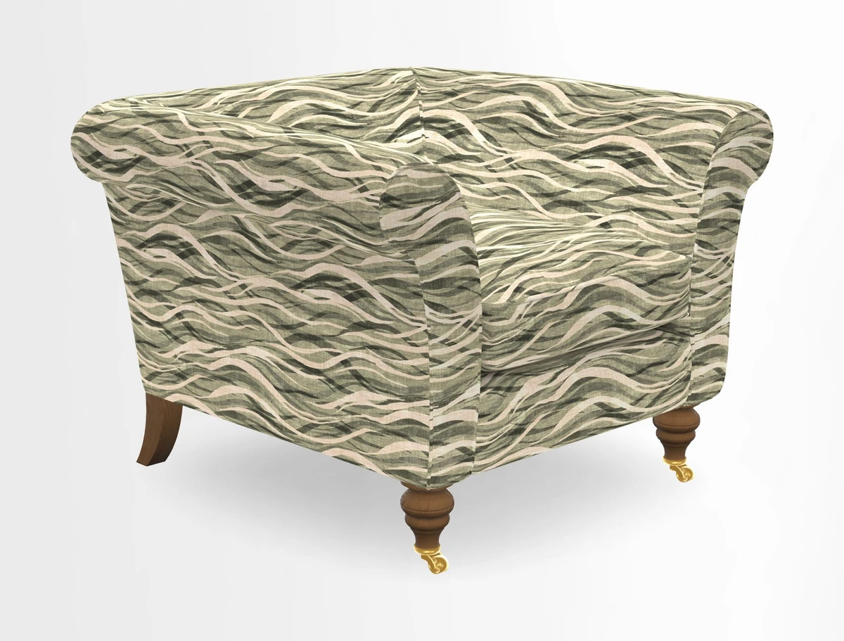 Otley Chair in Two Tone Plain Biscuit