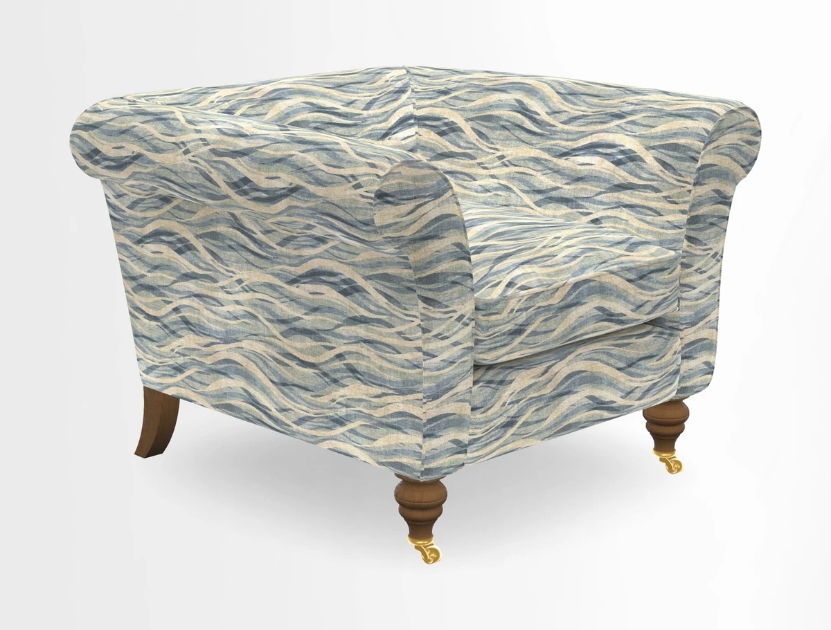 Otley Chair in Two Tone Plain Biscuit