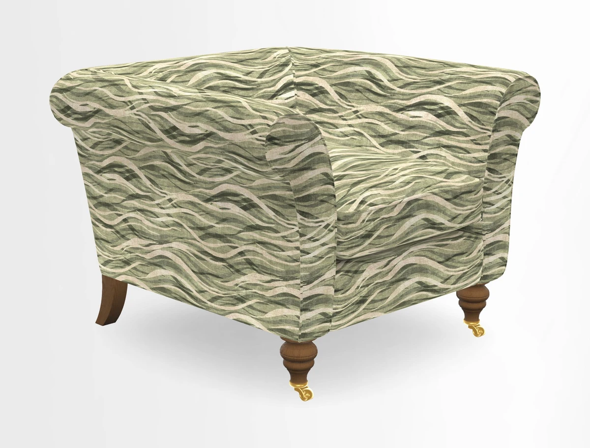 Otley Chair in Two Tone Plain Biscuit
