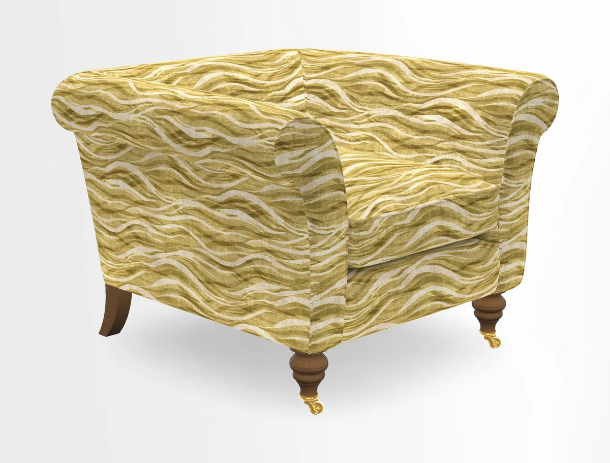 Otley Chair in Two Tone Plain Biscuit