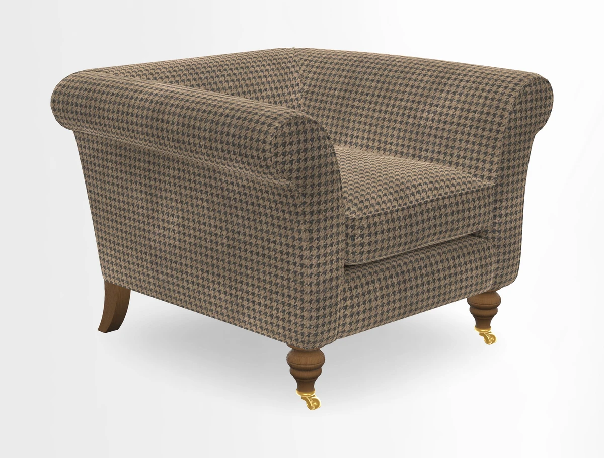 Otley Chair in Two Tone Plain Biscuit