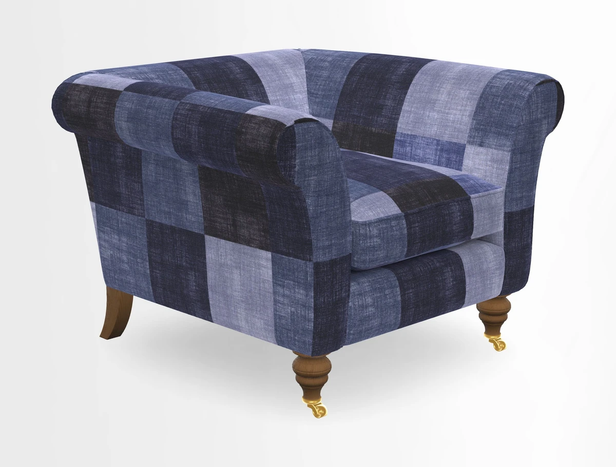 Otley Chair in Two Tone Plain Biscuit