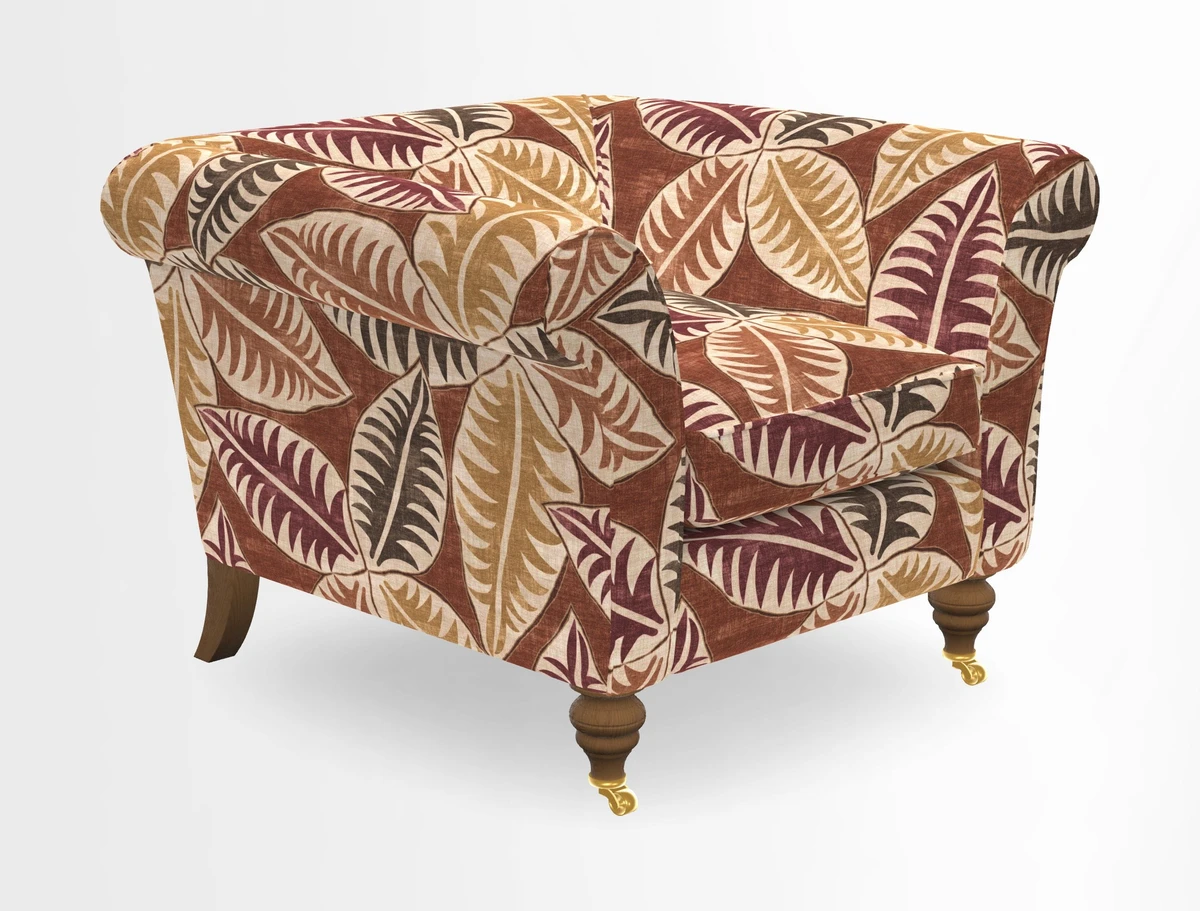 Otley Chair in Two Tone Plain Biscuit