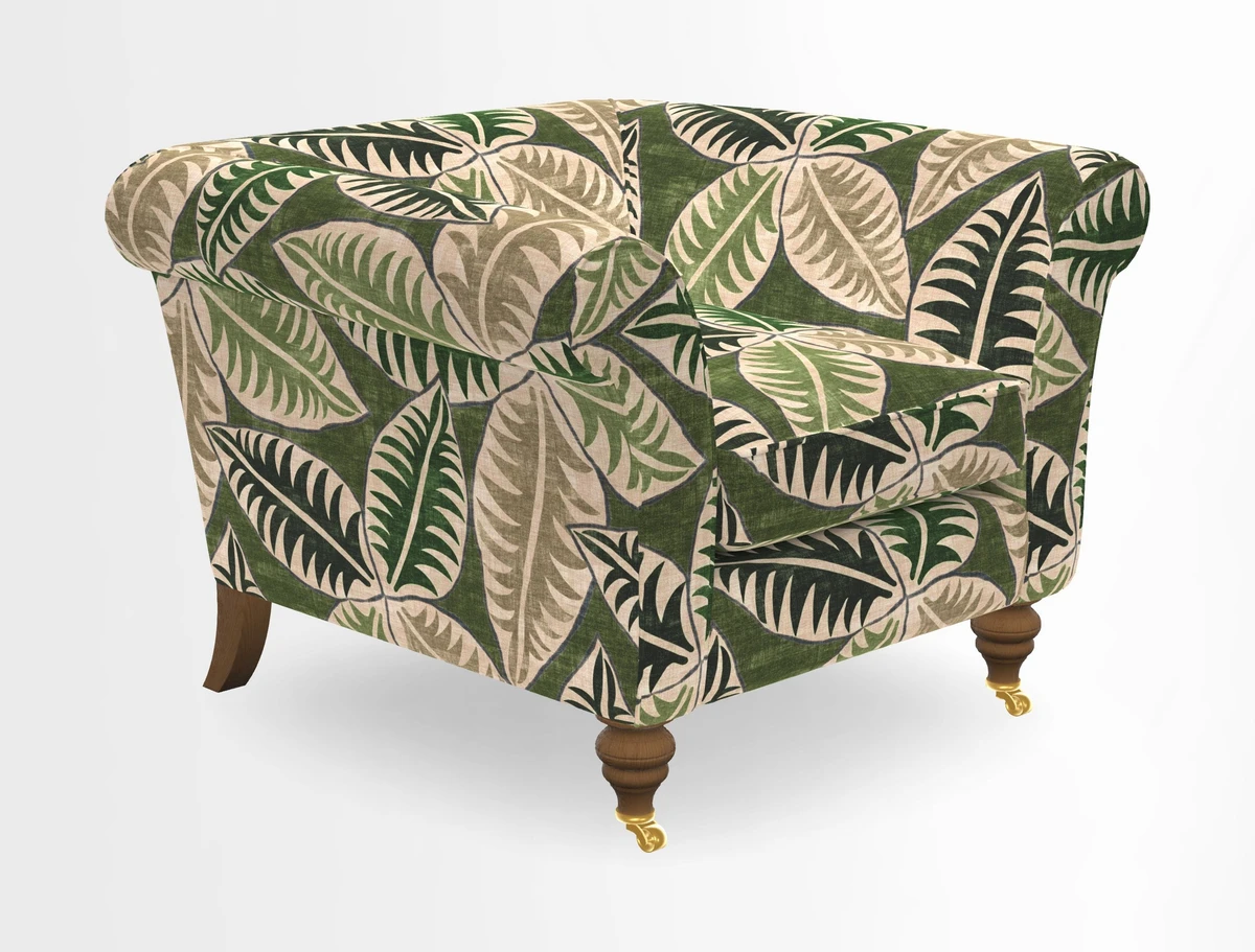 Otley Chair in Two Tone Plain Biscuit